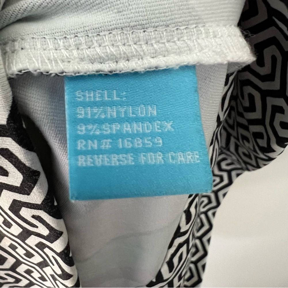 j. mclaughlin | mint floral geometric long sleeve catalina sheath dress small - Picture 6 of 6